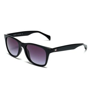 Tommy Hilfiger Unisex Wayfarer Sunglasses Grey Frame, Grey Lens (M) - Pack of 1