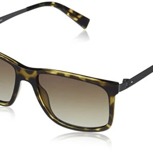 Tommy Hilfiger Gradient Square Unisex Sunglasses 1526 C3 S |57| Brown Colour Lens