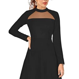 Fashion2wear Women's A-Line Knee Length Dress (FW_MIDI Dress_Red_Medium)